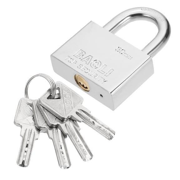 60 x 20 x 83mm Heavy Duty Lock Alloy Steel High Security Padlock with 4 Keys