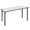 thumbnail image 1 of 60" x 24" Kee Folding Training Wood Table- White/ Black, 1 of 8