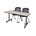 thumbnail image 1 of 60 x 24 in. Kobe Training Table with Maple & 2 Cadence Nesting Chairs, 1 of 1
