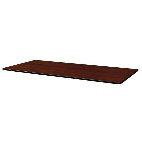 60 x 24 in. Rectangle Slim Table Top, Cherry & Maple