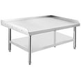 thumbnail image 1 of 60 x 30 x 24 inch Stainless Steel Equipment Grill Stand, Grill Stand Table with Adjustable Storage Undershelf, Equipment Stand Grill Table, for Hotel, Home, Commercial Restaurant Kitchen, 1 of 1