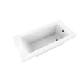 thumbnail image 1 of 60 x 36 in. Contemporary Rectangular Acrylic Drop-In Bath Tub, White, 1 of 1