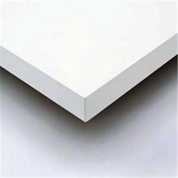 60 x 36 x 1.63 in. Thick, Plastic Laminate Square Edge Workbench Top, Light Gray