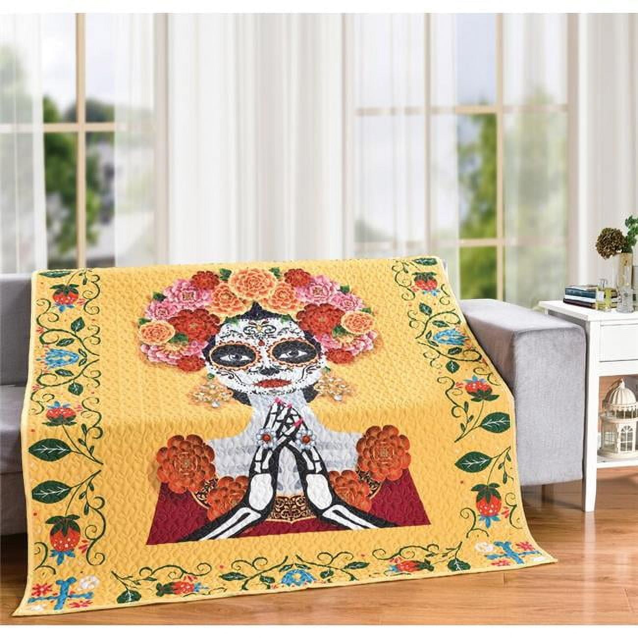 Day of the dead throw blanket hotsell