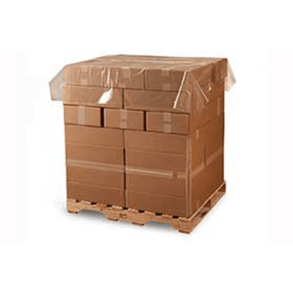 60" x 60" Clear Poly Sheeting / Pallet Top Sheets 1.25 mil (250 per Roll)