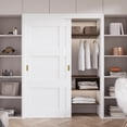 thumbnail image 1 of 60" x 80" 3-Lite Space-Saving Pantry Closet Sliding Doors With Hardware, 1 of 8
