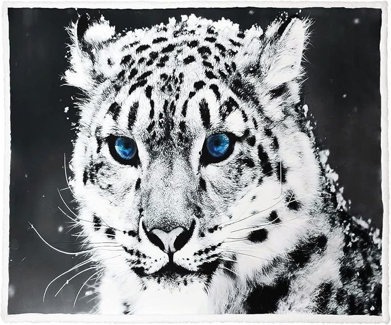 60 "x 80" Dogs Sherpa Blanket Cute Puppies Throw Blanket Super Soft