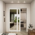 thumbnail image 1 of 60" x 80" Mirrored Closet Sliding Doors with Hardware Kit, 1 of 6