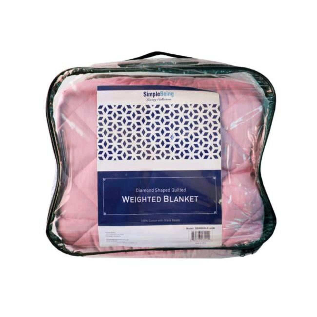 60 x 80 in. 20 lbs Simple Being Shell Pink Weighted Blanket Pack of 2 Walmart