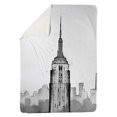 thumbnail image 1 of 60 x 80 in. Empire State Building-Sherpa Fleece Blanket, 1 of 1