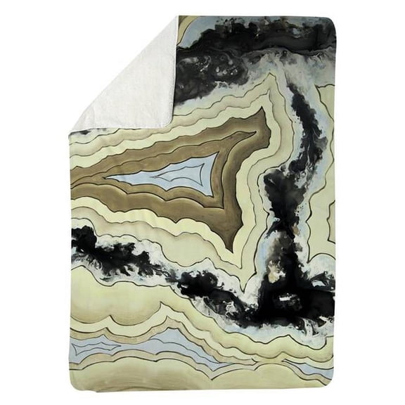 60 x 80 in. Lace Agate-Sherpa Fleece Blanket