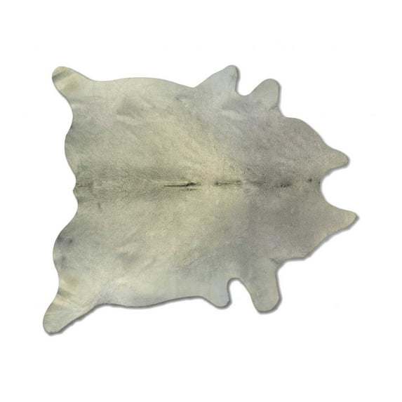 60" x 84" Natural And Light Gray Cowhide - Area Rug