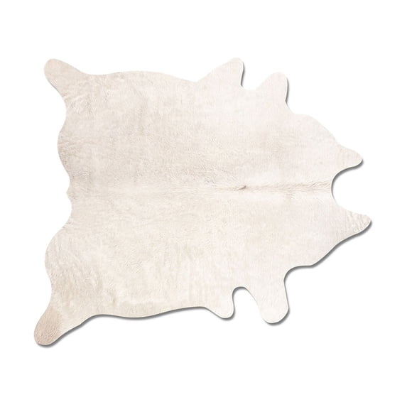 60" x 84" Off White Cowhide Rug