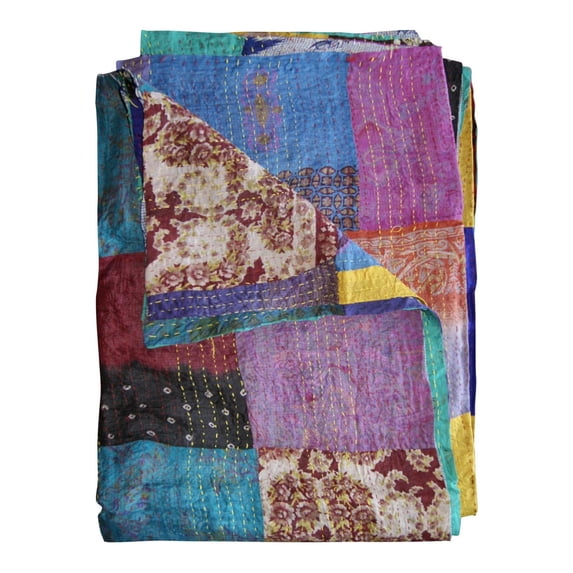 60" x 90" Silk Multicolor Throws
