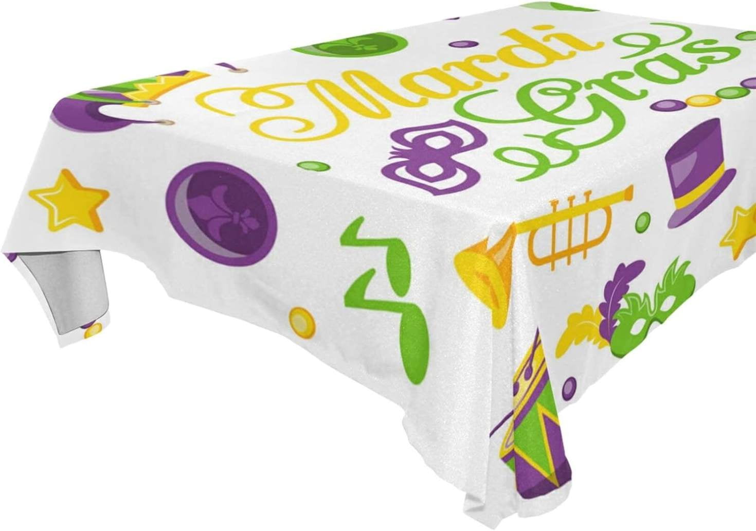 mardi gras tablecloth