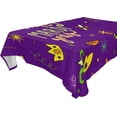thumbnail image 1 of 60"x120" Mardi Gras Tablecloth, Waterproof Washable Polyester Square Table Cover, Durable Tablecloth for Kitchen Dining Table Party Decor, 1 of 7