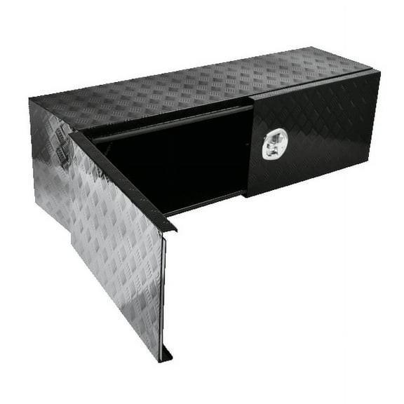 60"x18"x18" Aluminum Truck Bed Tool Box Underbody Storage w/ Barn Door+Key