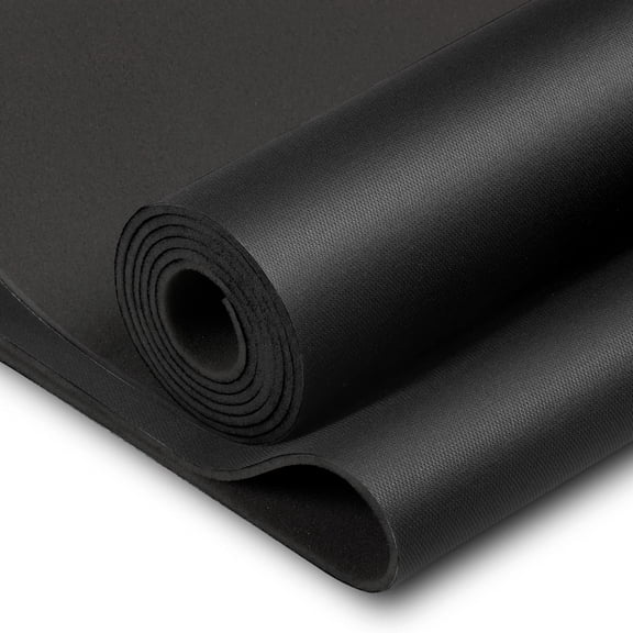 60"x60" Black Flat Knit Headliner Fabric with Foam Backing Material, Upholstery Replacement for Car Marine RV Interior Liner