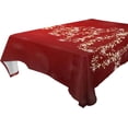 thumbnail image 1 of 60"x60" Christmas Tree Tablecloth, Waterproof Washable Polyester Square Table Cover, Durable Tablecloth for Kitchen Dining Table Party Decor, 1 of 7