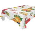 thumbnail image 1 of 60"x60" Thanksgiving Pumpkin Tablecloth, Waterproof Washable Polyester Square Table Cover, Durable Tablecloth for Kitchen Dining Table Party Decor, 1 of 7