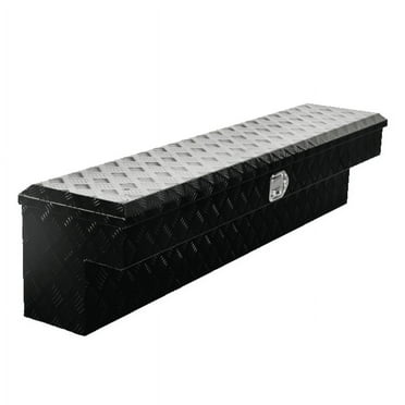 ‎60"x8"x14" Aluminum Side Tool Box for Truck Pickup Trailer Storage Bed w/Lock