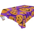 thumbnail image 1 of 60"x90" Halloween Pumpkin Tablecloth, Waterproof Washable Polyester Square Table Cover Durable Tablecloth for Kitchen Dining Table Party Decor, 1 of 7