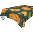 thumbnail image 1 of 60"x90" Thanksgiving Pumpkin Tablecloth, Waterproof Washable Polyester Square Table Cover Durable Tablecloth for Kitchen Dining Table Party Decor, 1 of 7