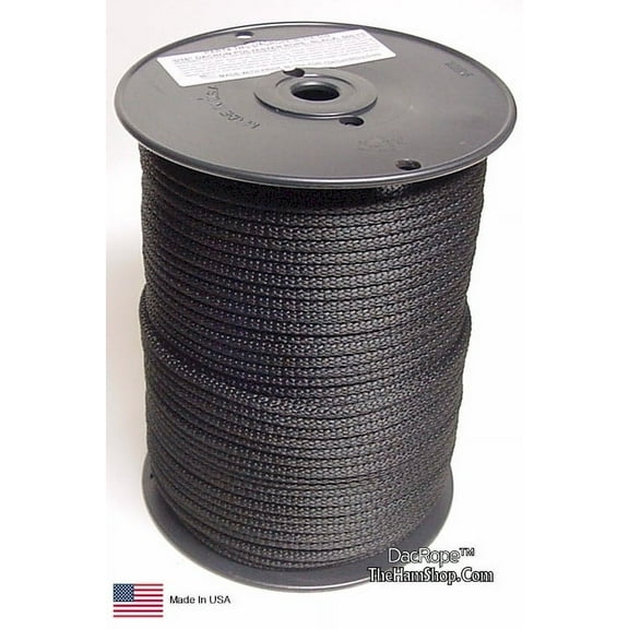 600' - 3/16" Ham Radio Antenna Support Rope - First Quality Polester Rope for, DIPOLE, Long Wire and other Antennas