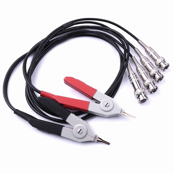 600-700MM LCR Meter Leads Clip Terminal Kelvin Line High Quality Four Wire Lead Probes