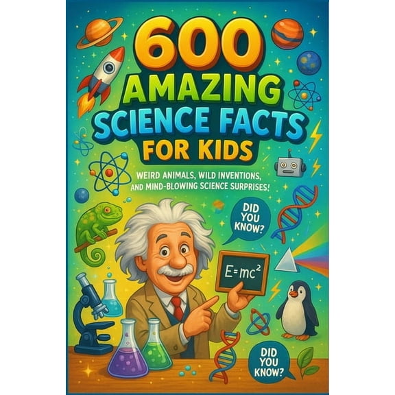 600 Amazing Science Facts for Kids: Weird Animals, Wild Inventions, and Mind-Blowing Science Surprises!, (Paperback)