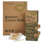 600 Bamboo Cotton Swabs From EcoSlurps (6 x 100 family pack of Cotton Buds)