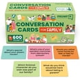 thumbnail interactive-video image 1 of 600 Conversation Cards for Families – Fun Conversation Starters Card Game for Adults and Families – Road Trip Must Have Travel Game to Get to Know Your Family - Kids Dinner Time, 1 of 8