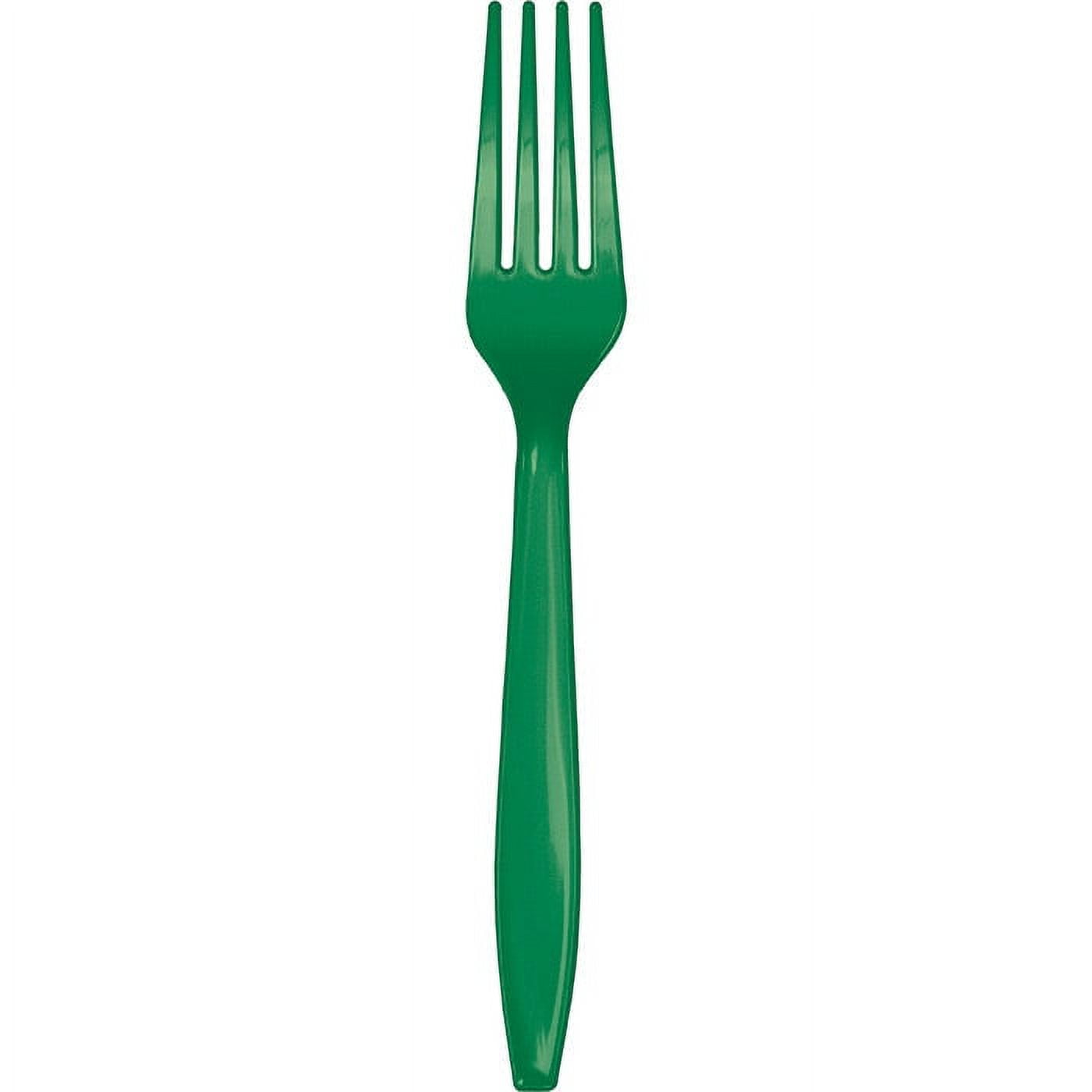 600 Count Bulk Pack Emerald Green Bulk Plastic Forks