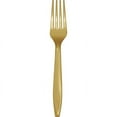 thumbnail image 1 of 600 Count Bulk Pack Glittering Gold Bulk Plastic Forks, 1 of 1