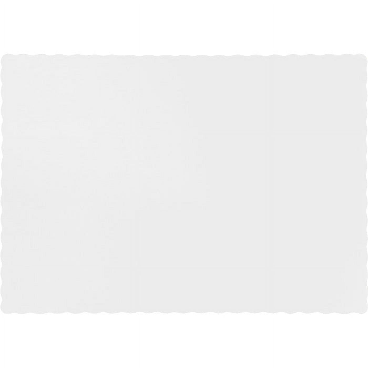 600 Count Bulk Pack White Paper Placemats