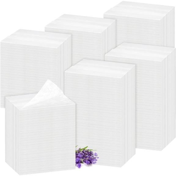 600 Count Dryer Sheets Bulk Fabric Softener Lavender Scent Dryer Sheets Naturally Softens and Removes Static Cling, Ideal for Large Households, Sensitive Skin