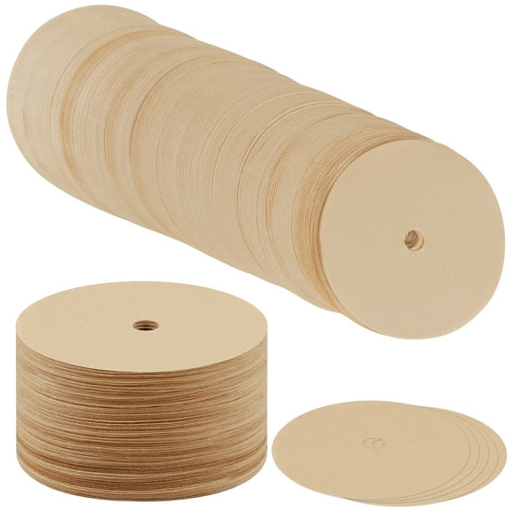 600 Count Percolator Coffee Filters, 3.75 Inch Natural Unbleached Disposable Coffee Filter Disc Coffee Filters for Percolators Camping Coffee Pot Home Office Use