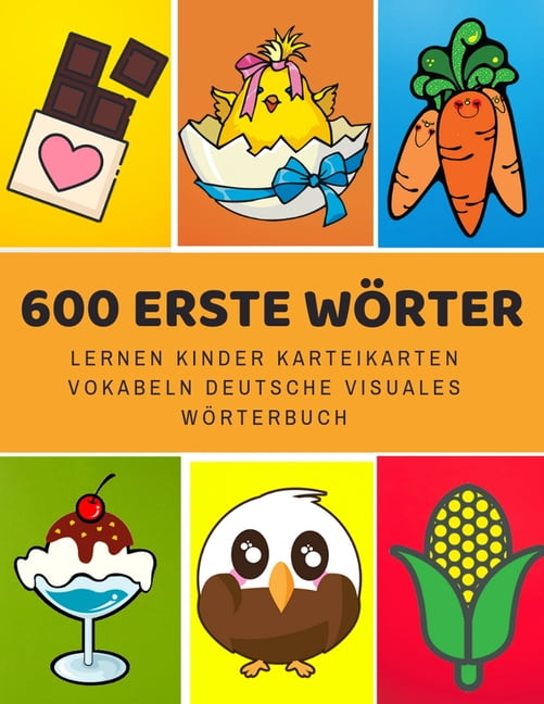 600 Erste Wörter Lernen Kinder Karteikarten Vokabeln Deutsche Visuales