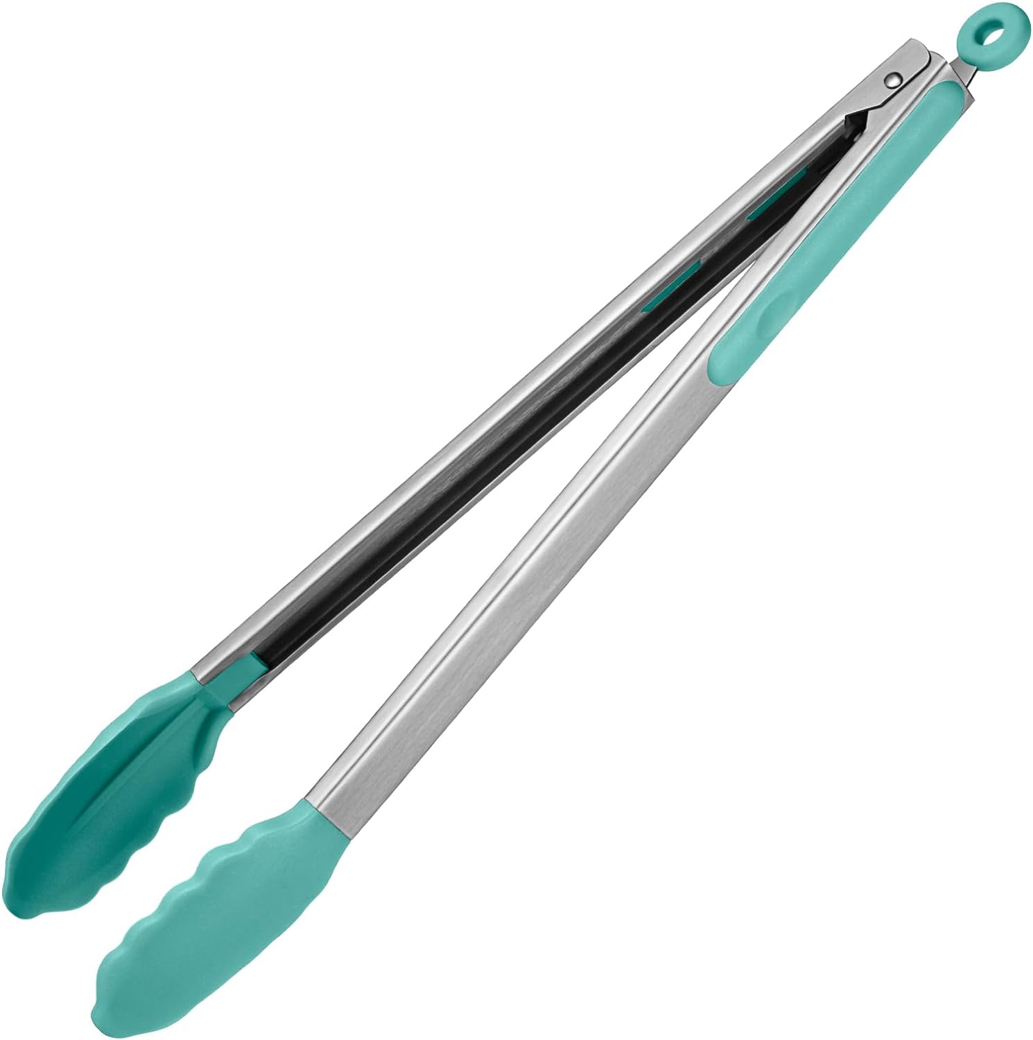 600 F Heat Resistant Kitchen Tongs U Taste 16in Silicone Cooking Tong 