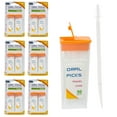 thumbnail image 1 of 600 Flosser Toothpicks Floss Picks Interdental Brushes Pro Dental Care Hygiene, 1 of 3