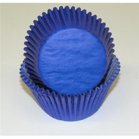 600 GP BLUE 1.875 x 2.5 in. Greaseproof Baking Cup - Blue - 1000 Piece