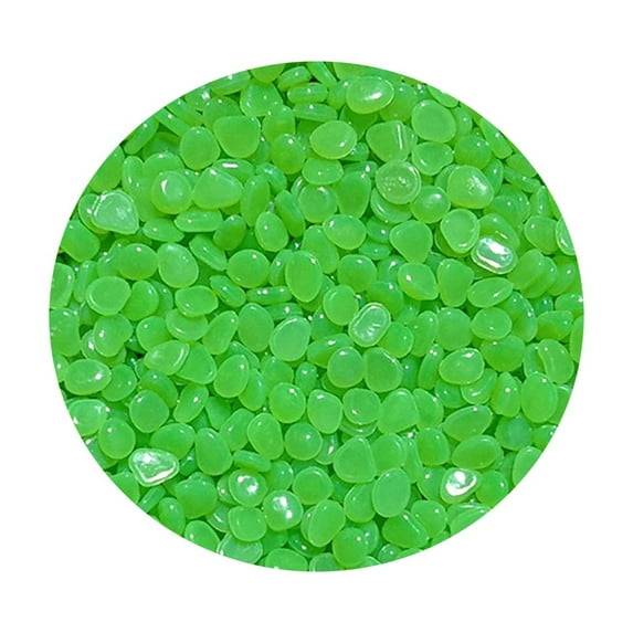 600 Glowing Stones - Glow in The Dark Garden Pebbles Stones for Yard and Walkways Decor Diy Decorative Luminous Stones(600 Pcs)
