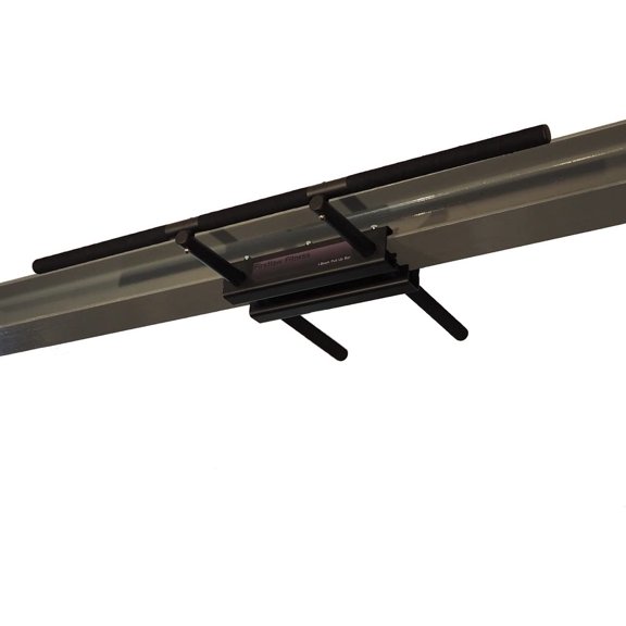 600 LBS Weight Limit - I-Beam Pull Up Bar - Straight Long Bar - Grip Tape.