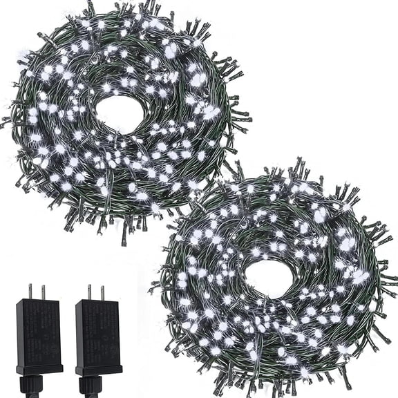 600 LED String Lights 210 Feet Fairy Lights 8 Modes Tree Decoration In/Outdoor