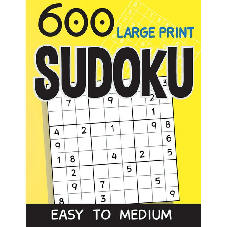 SUDOKU Easy: 300 easy SUDOKU with answers Brain Puzzles Books for Beginners  (sudoku book easy Vol.24) (Large Print / Paperback)