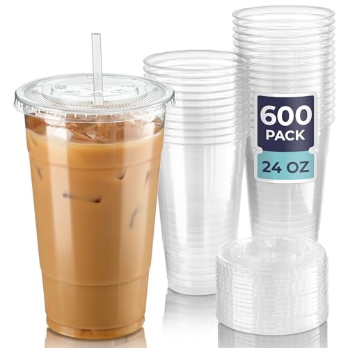 Coffee To-Go - Group of Plastic Cups with Flat lids 3D model pack (24oz,  16oz, 12oz) / WA Design Studio