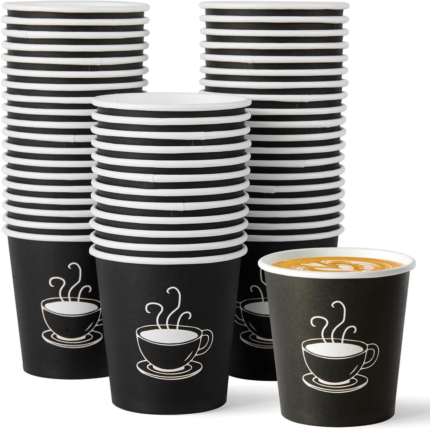 600 Pack 4 oz Paper Cups Small Disposable Coffee Cups LeakResistant