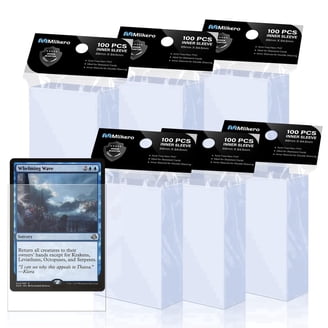 card sleeves 65 x 90 Standard - Penny Sleeves free polypropylene Ideal for sports cards For thicker trading cards up to 130pt Sleeve size Acahhotxx Card Sleeves, 100pcs 65x90mm