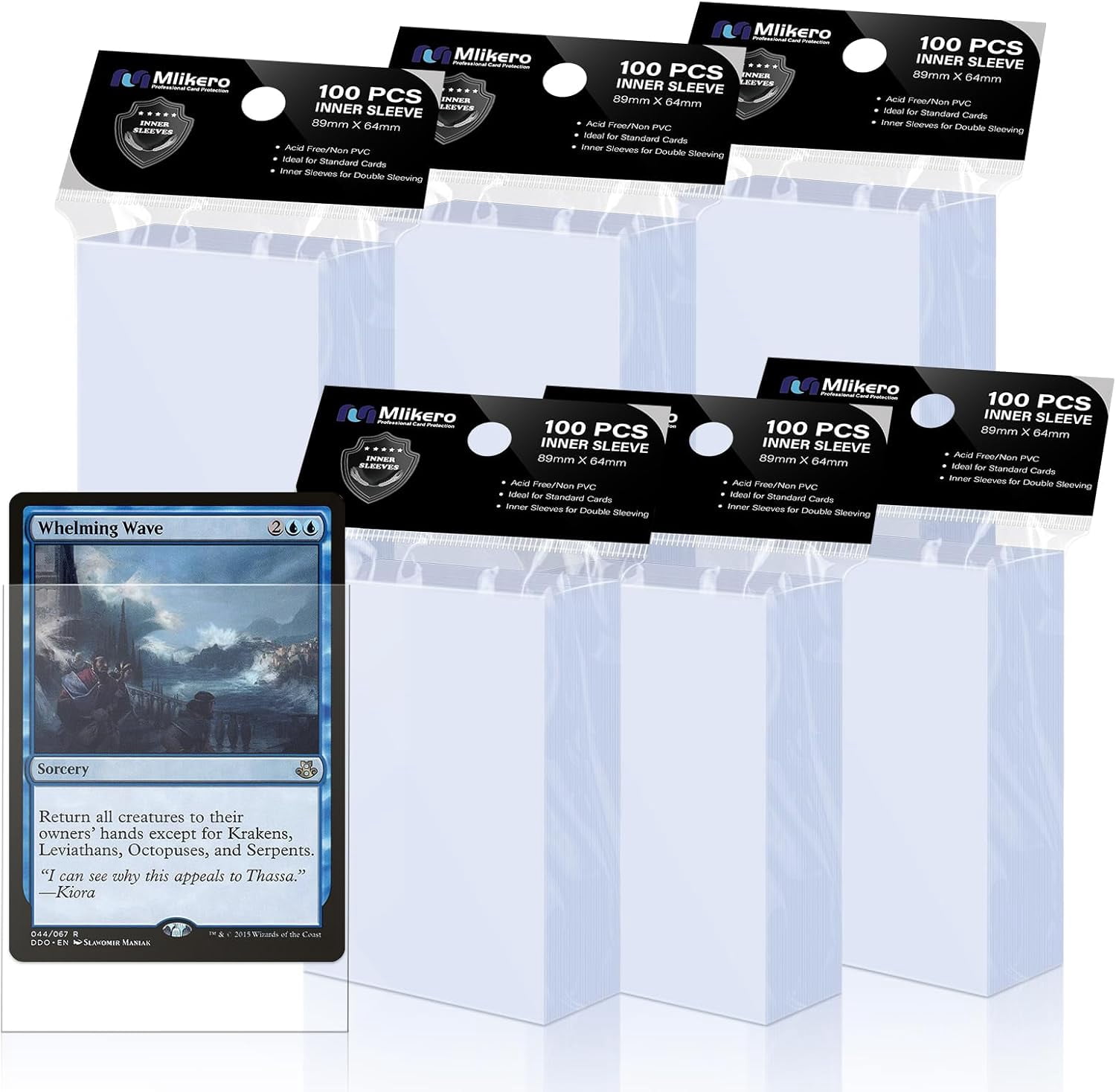 BCW Deck Guard Double Matte Teal Card Sleeves - 600 Count, Acid-Free, Fits Standard 2.5x3.5" Cards