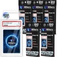 thumbnail image 1 of 600 Pack Graded Card Sleeves, Precise Fit Slab Sleeves, Acid-Free Resealable Slab Protector Compatible with PSA Graded Slabs, 1 of 9